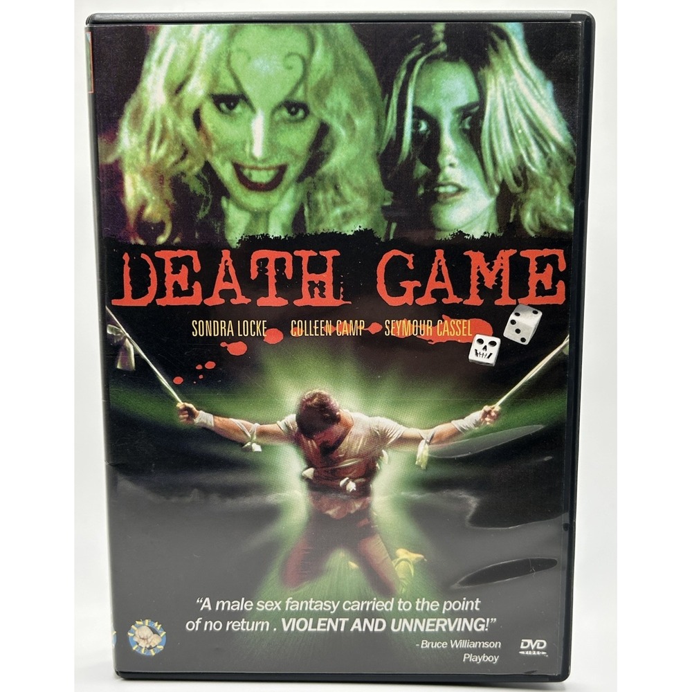 Death Game (DVD, 1977) Thriller Drama Sandra Locke Seymour Cassel Rare OOP EUC